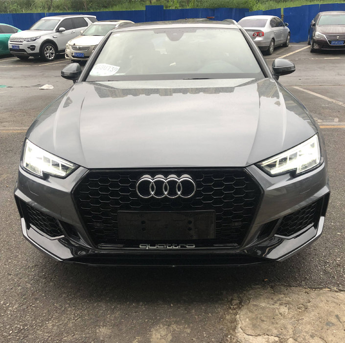 20款奥迪A4L/A4allroad改装升级RS4前杠 奥迪A4L/旅行改装RS4包围