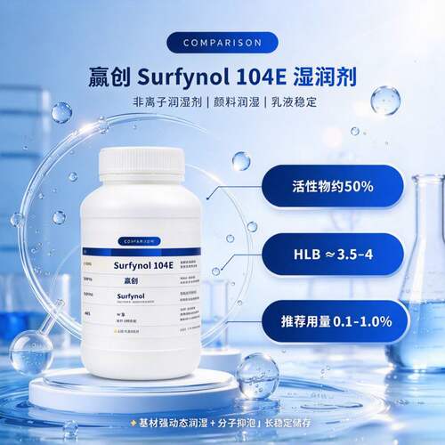 赢创 Surfynol 104E基材润湿剂四甲基癸炔二醇水性涂料油墨非硅抑