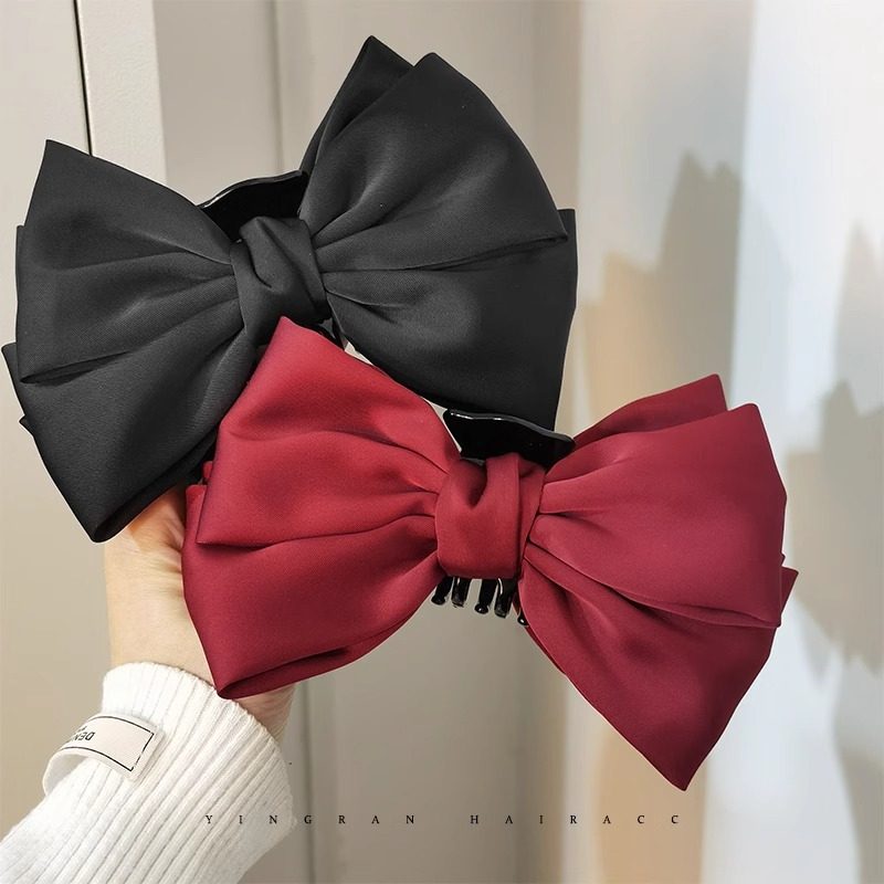 在逃公主风抓夹气质红色大号蝴蝶结发夹时尚后脑勺头顶鲨鱼夹发卡,饰品/流行首饰/时尚饰品新,民族风发饰,淘宝优惠券,粉丝福利购,淘宝优惠卷
