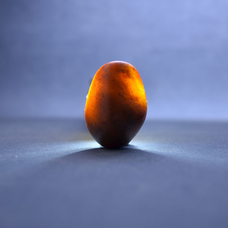 致敬708090 30克新疆和田玉精品黑皮黄沁白玉籽料原石无磨无修