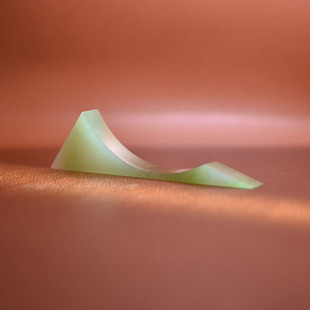 致敬708090和田玉特色料翠青玉山子书房小摆件文房雅玩笔架笔搁