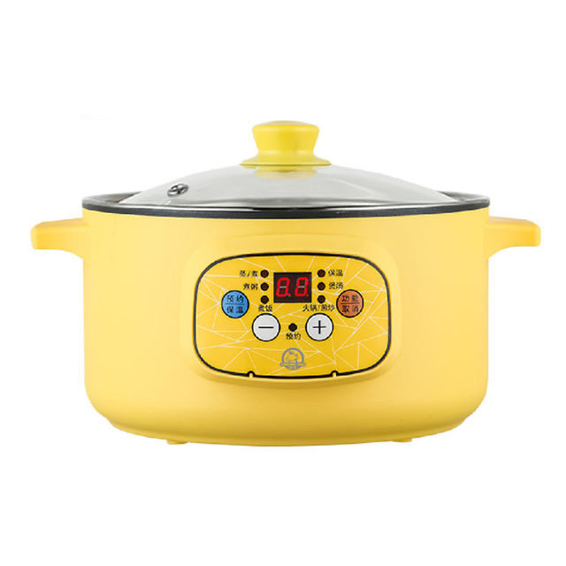 正牛0382电火锅1000W家用多功能电煮锅电炒锅电蒸锅电热锅电煮锅