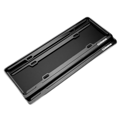特斯拉专用车牌架框ModelY/Model3/ModelX牌照框加厚新交规碳纤维
