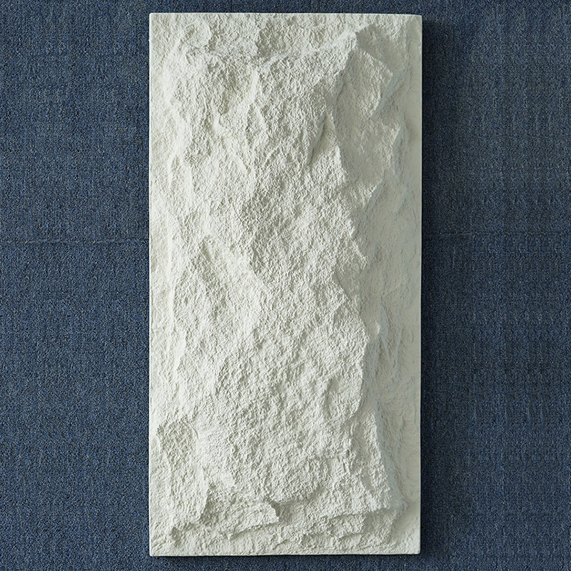 pu聚氨酯轻质文化蘑菇石商业空间工装家装造型背景墙人造仿真石皮