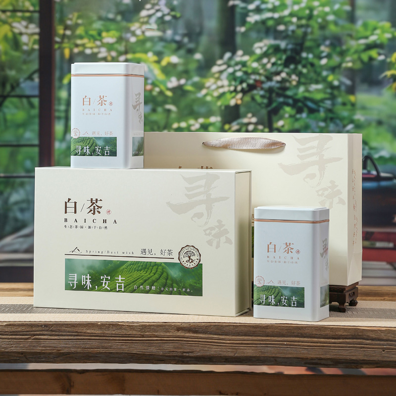 半斤白茶礼盒新茶空盒