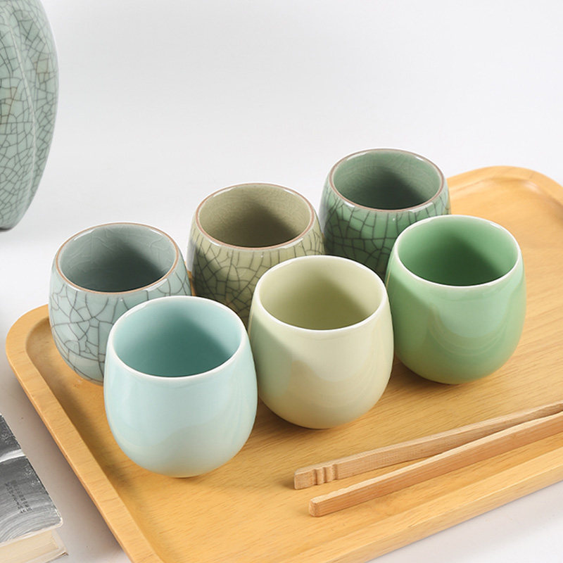 小茶杯汝窑陶瓷景德镇