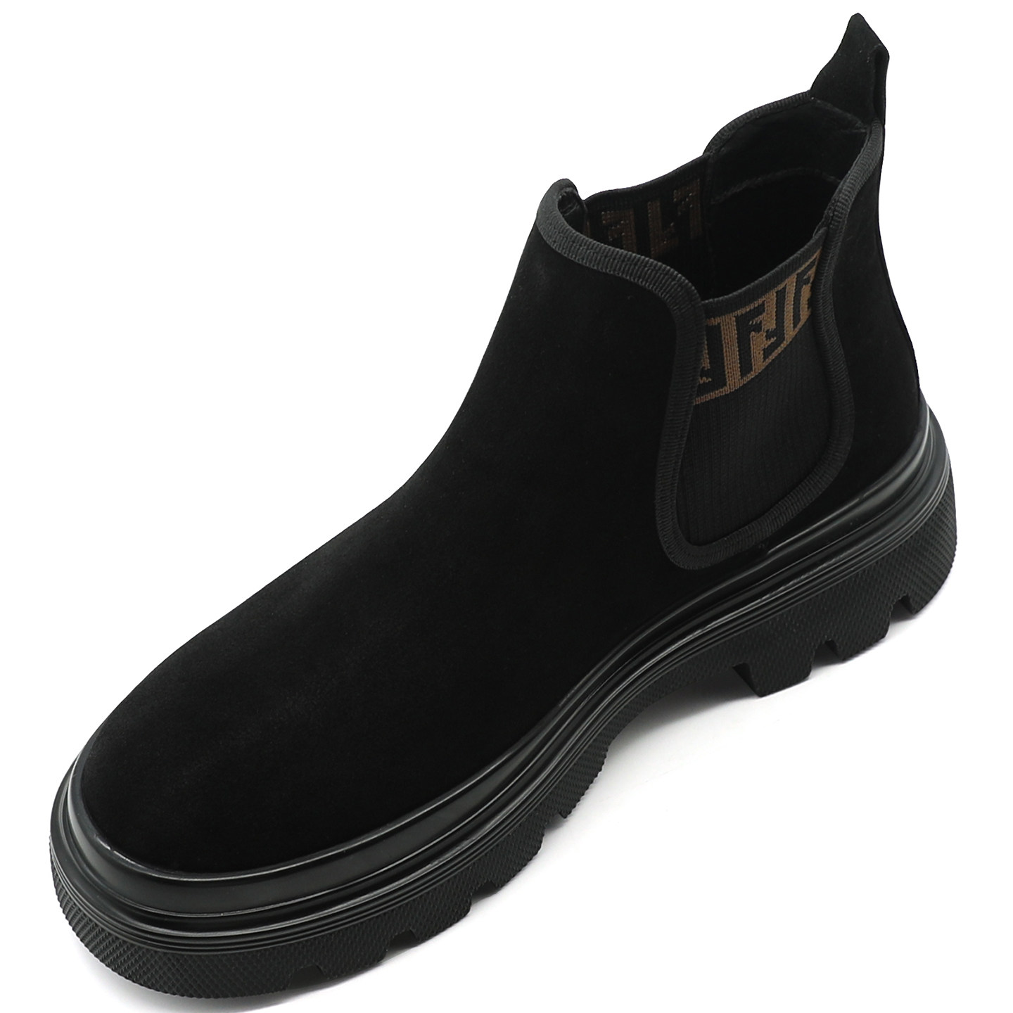 马丁靴翻毛短靴2026春秋新款潮流厚底反绒保暖皮鞋软底磨砂高帮鞋