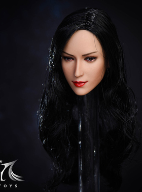 YMTOYS 1:6兵人模型美女头雕 艾儿 艾达王 适合PHICEN包胶女素体