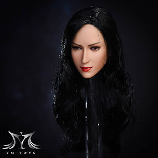 YMTOYS 1:6兵人模型美女头雕 艾儿 艾达王 适合PHICEN包胶女素体