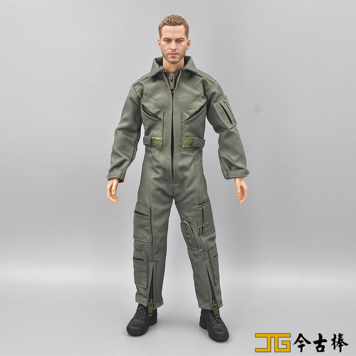 1:6兵现代兵人美军特种部队飞行员连体衣服作战服套装