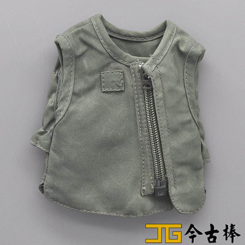 威龙 DML 1/6兵人模型现代美军飞行员军绿色战术防护防弹背心