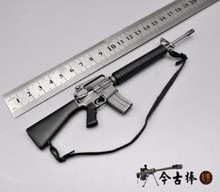 正品威龙1:6兵人军事模型特种部队美军越战 黑鹰坠落M16A2突击步