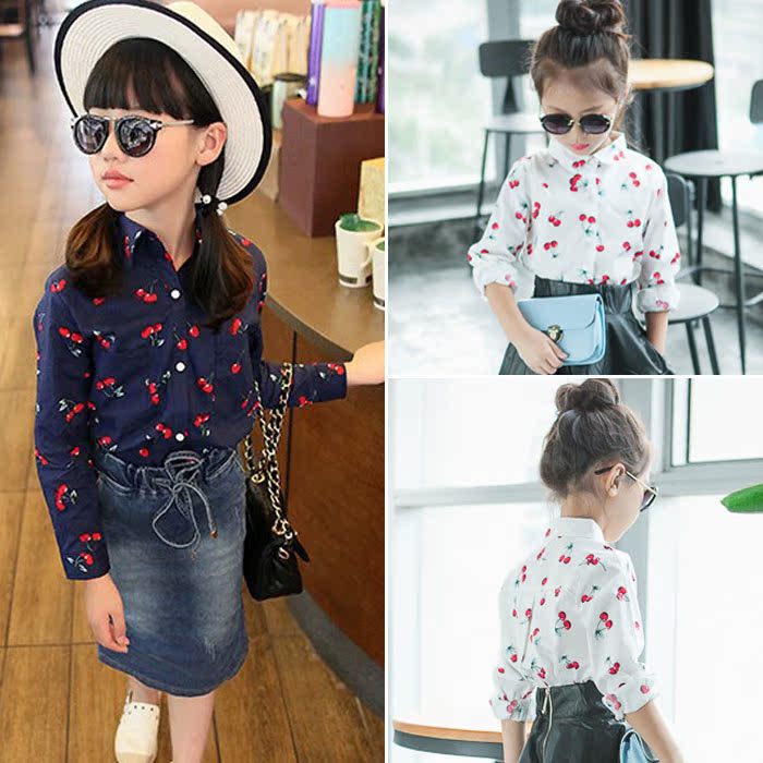 Chemise fille à manche longue - Ref 2088783 Image 1