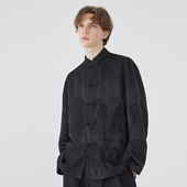 复古中山装 春季 外套民族中国风盘扣唐装 立领潮流行男士 新中式 男装