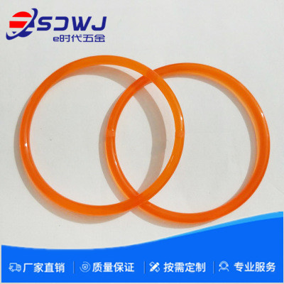 可接pu光面耐用o型红色圆皮带