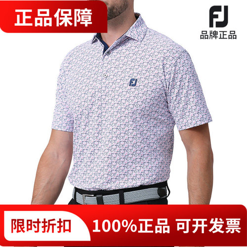 新款高尔夫服装男士夏季POLO衫FOOTJOY短袖T恤运动衫81758