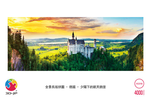 3d-jp4000片全景长版德国拼图