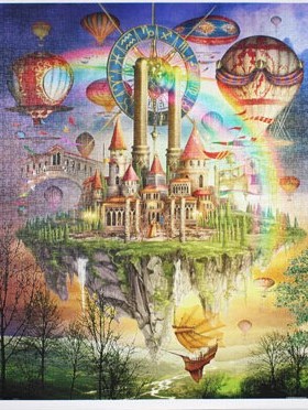 3D-JP 实体店 2000片平面拼图 Ciro Marchetti - 天空之城