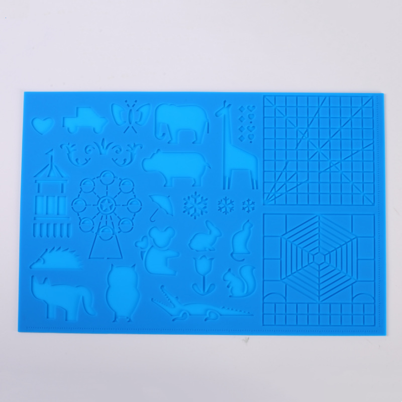 3D打印笔硅胶创意动物模板防热垫DIY绘图套装带指套创意儿童礼物