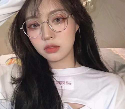 珍妮同款inthemoo*文艺金属眼镜