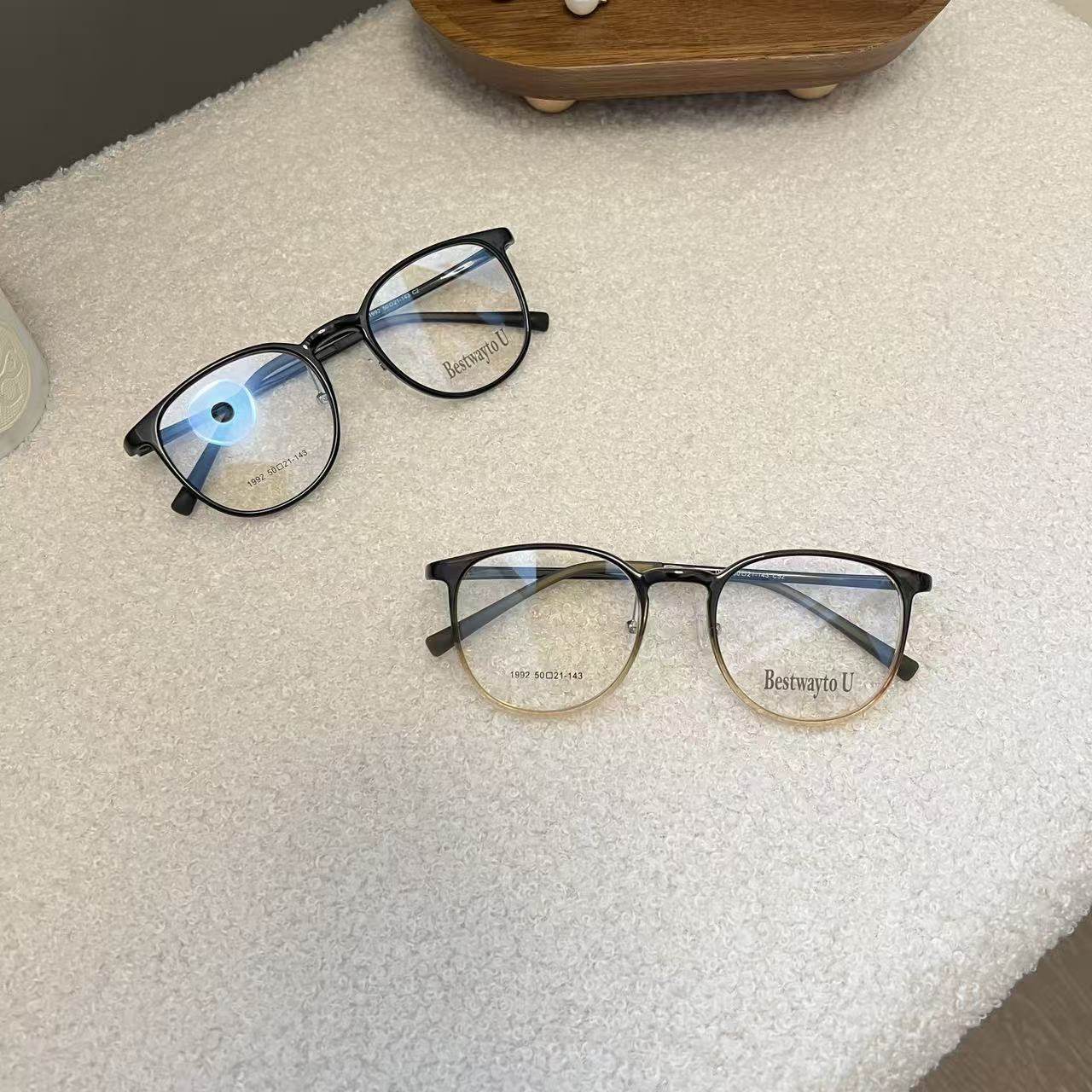 海的潮 TR方圆框超轻盈渐变茶百搭韩系眼镜可配近视镜框 美式椰咖,ZIPPO/瑞士军刀/眼镜,防蓝光镜,淘宝优惠券,粉丝福利购,淘宝优惠卷