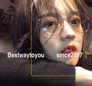 海的潮 黑银拼色金属框 BESTWAYTOU男女通用 可配度数眼镜框