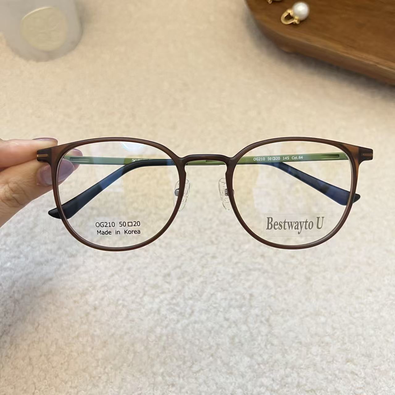 海的潮韩国进口塑钢材质眼镜