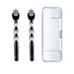 三层手动剃须刀架吉手动利刮胡刀把通用锋3速3刀头刀柄手把阿帕齐