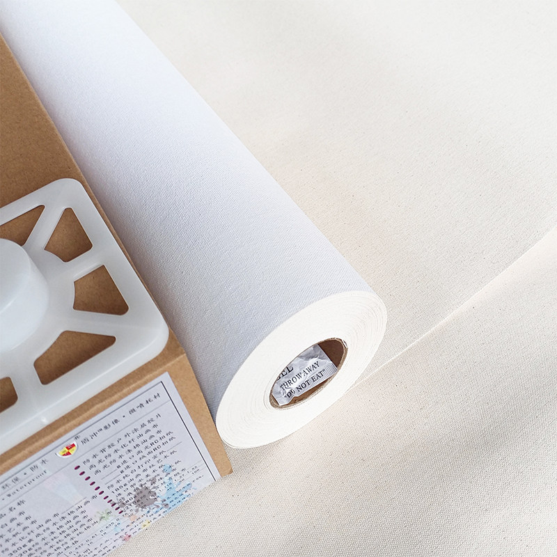 盾冲防水纯棉油画进口底棉爱普生微喷馆藏颜料唐卡打印手绘布440g