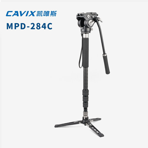 CAVIX/凯唯斯 MPD-284C碳纤维单反相机独脚架套装 新款