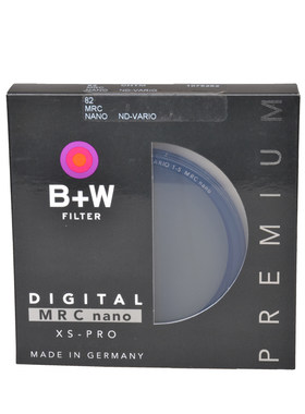 德国B+W 82mm MRC NANO 可调ND-VARIO 多层镀膜减光镜