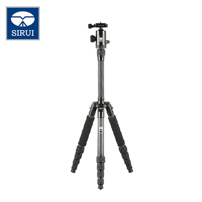 SIRUI 思锐 碳纤维T-025+C10 反折三脚架套装 便携旅行款三角架