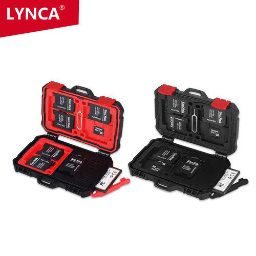 LYNCA CF/SD/TF 电脑3.0高速USB 安卓手机读卡器 内存卡卡盒储存