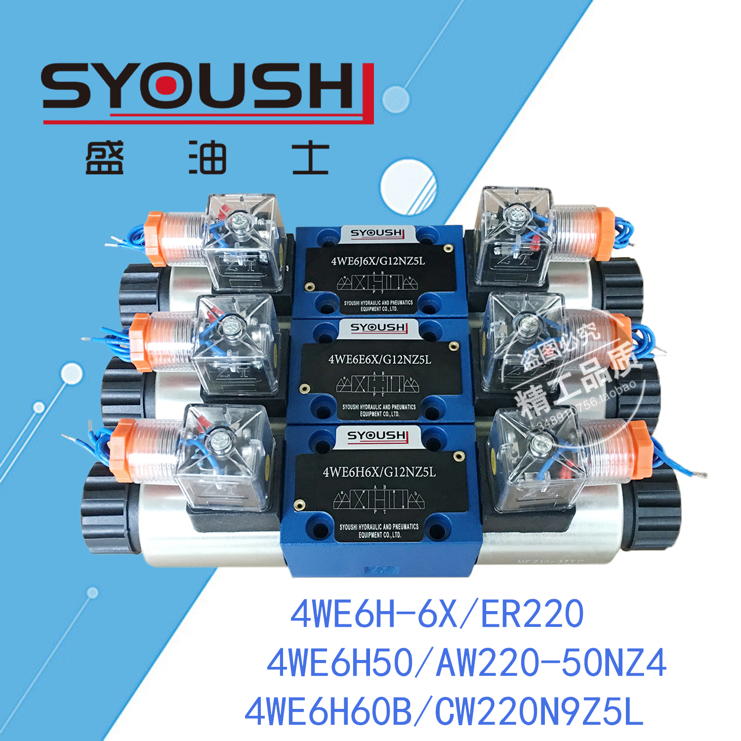 电磁阀4WE6H-6X/ER220,4WE6H50/AW220-50NZ4,4WE6H60B/CW220N9Z5L