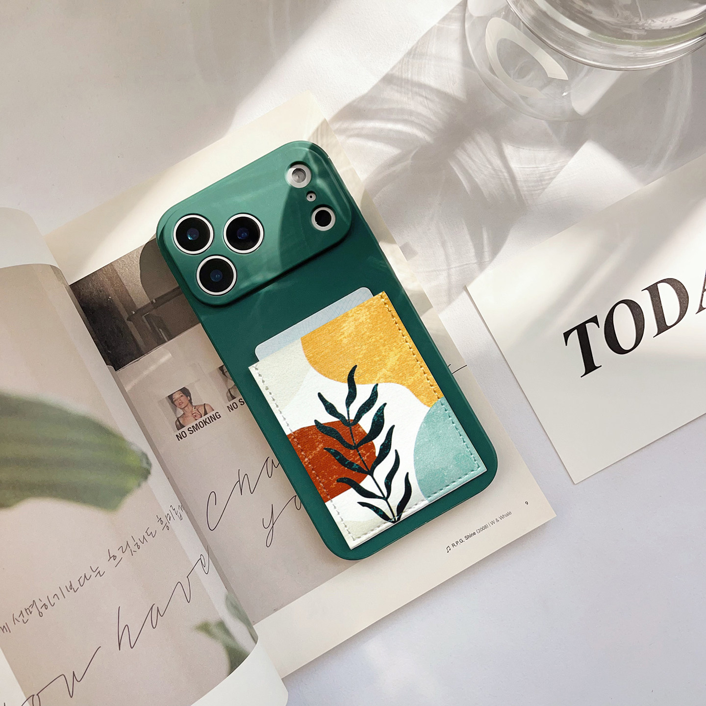 艺术叶子旅游带卡包手机壳收纳证件苹果17promax精孔16promax防摔iPhone17pro独立皮质装卡套14/15交通卡贴17,3C数码配件,手机保护套/壳,淘宝优惠券,粉丝福利购,淘宝优惠卷