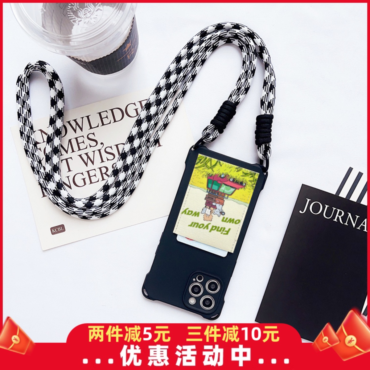 L047宠物旅行独立空间插卡套手机壳带卡包苹果16promax挂绳防摔iPhone16pro身份证15pro斜挎背14pro门禁12/13