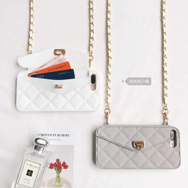 Slung handset shell iphone8plus chain Hatchback Apple silica gel XSMAX All inclusive Insert card wallet Soft shellin the 3C Digital Accessories, Cell Phone Accessories , Phone Protection Case/Shell  category - from Buy2taobao.com to provide professional Taobao agent buy service