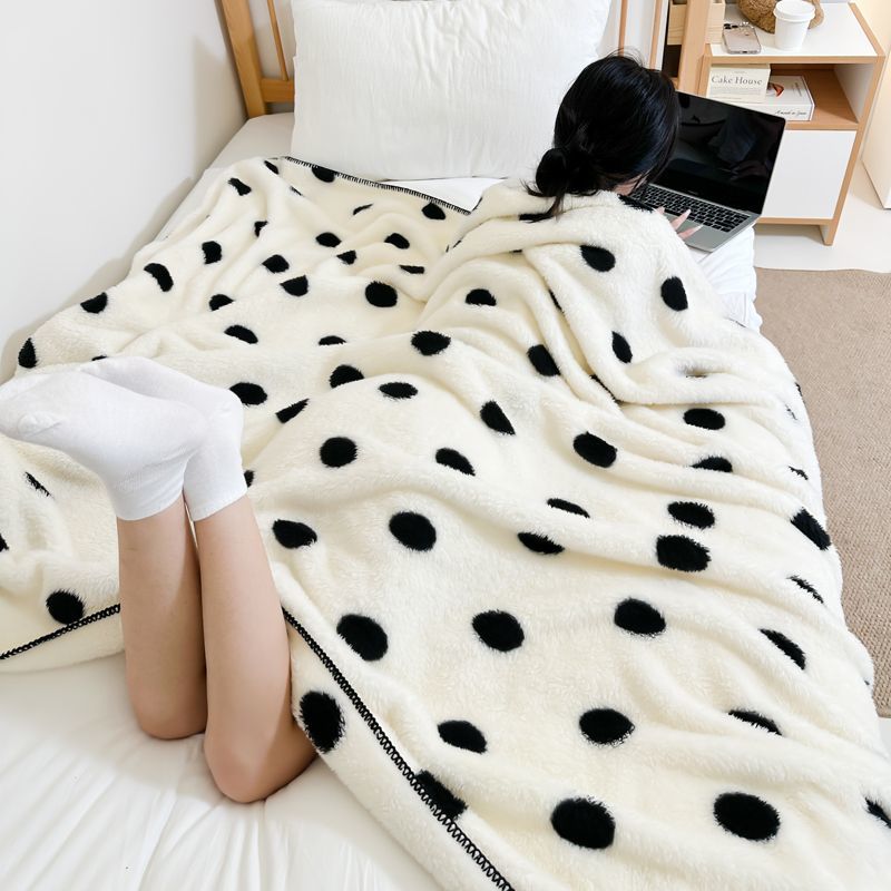 舒棉绒毛毯可爱ins沙发毯