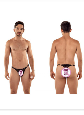 Candyman 男士 性感 细边 蕾丝 多色 丁字裤-99421