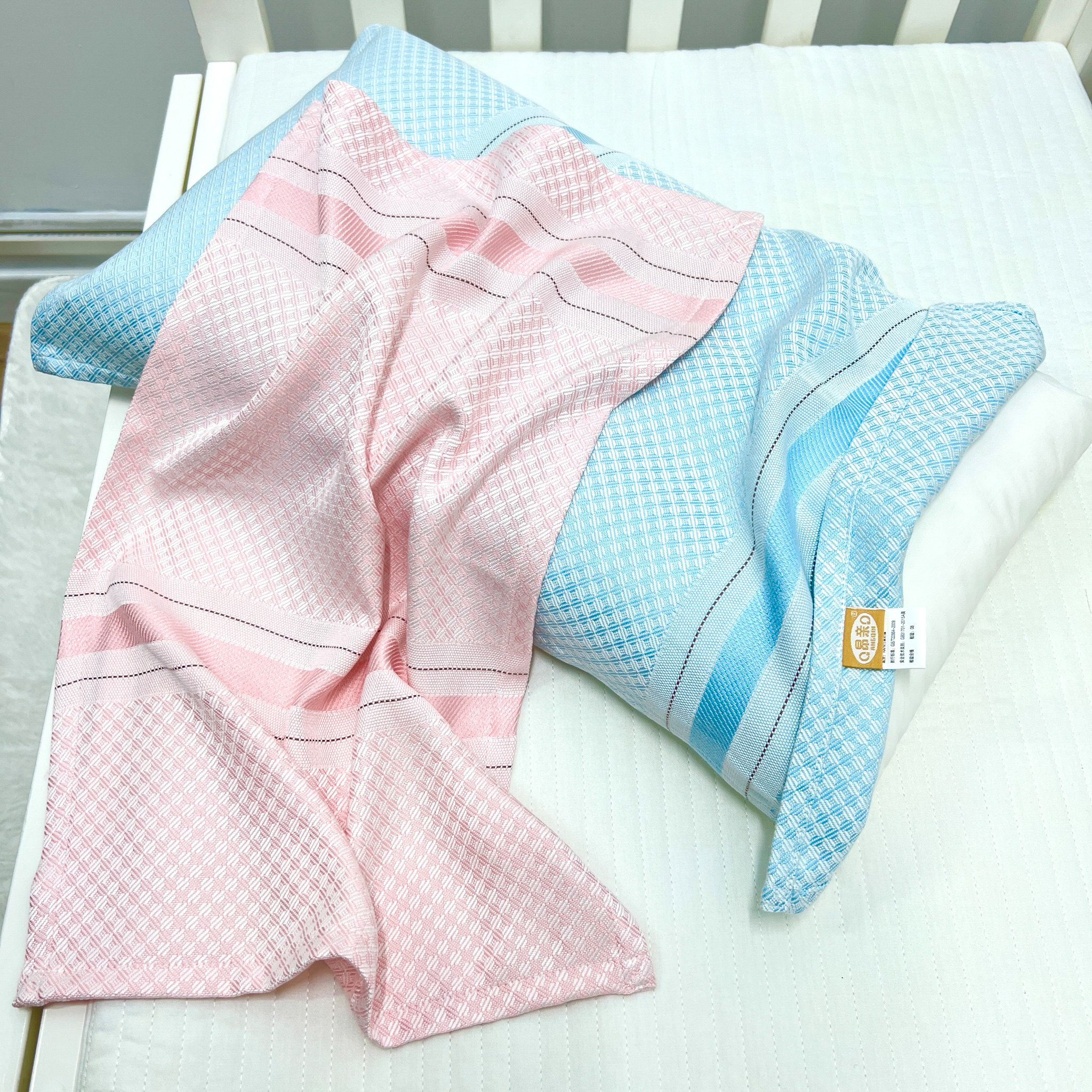 冰丝枕巾儿童成人防螨抑菌一对