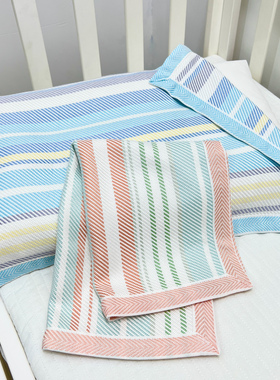 儿童冰丝枕巾婴儿凉滑吸汗枕头盖巾套成人宝宝竹纤维透气抑菌夏凉