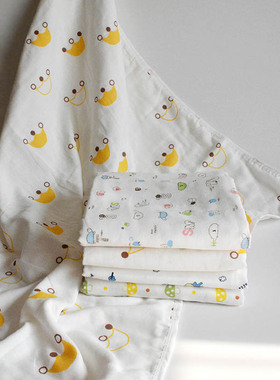 新生婴儿纯棉纱布包被bb宝宝棉纱包裹巾假单薄盖抱被包巾毯春秋夏