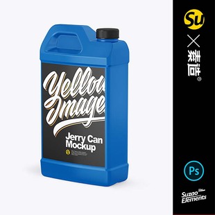 油瓶清洁剂包装塑料瓶样机pvc材质模板psd源文件logo贴图素材代下