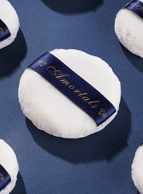 【现货】AMORTALS/尔木萄植绒粉扑散粉蜜粉粉扑小圆形毛绒大绒面