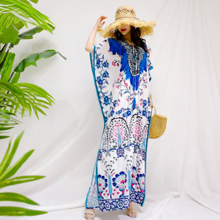 2026新款法式连衣裙女夏季大码云南三亚仙女长裙子海边度假沙滩裙