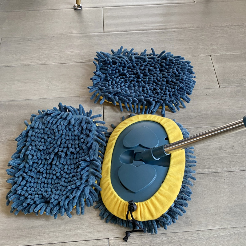 厨房吸水拖把家用小号儿童尘推自拧水墩布卫生间擦瓷砖雪尼尔拖把