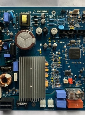 上海现代电梯配件STVF9门机板  CTW3S1全新原厂门电机马达