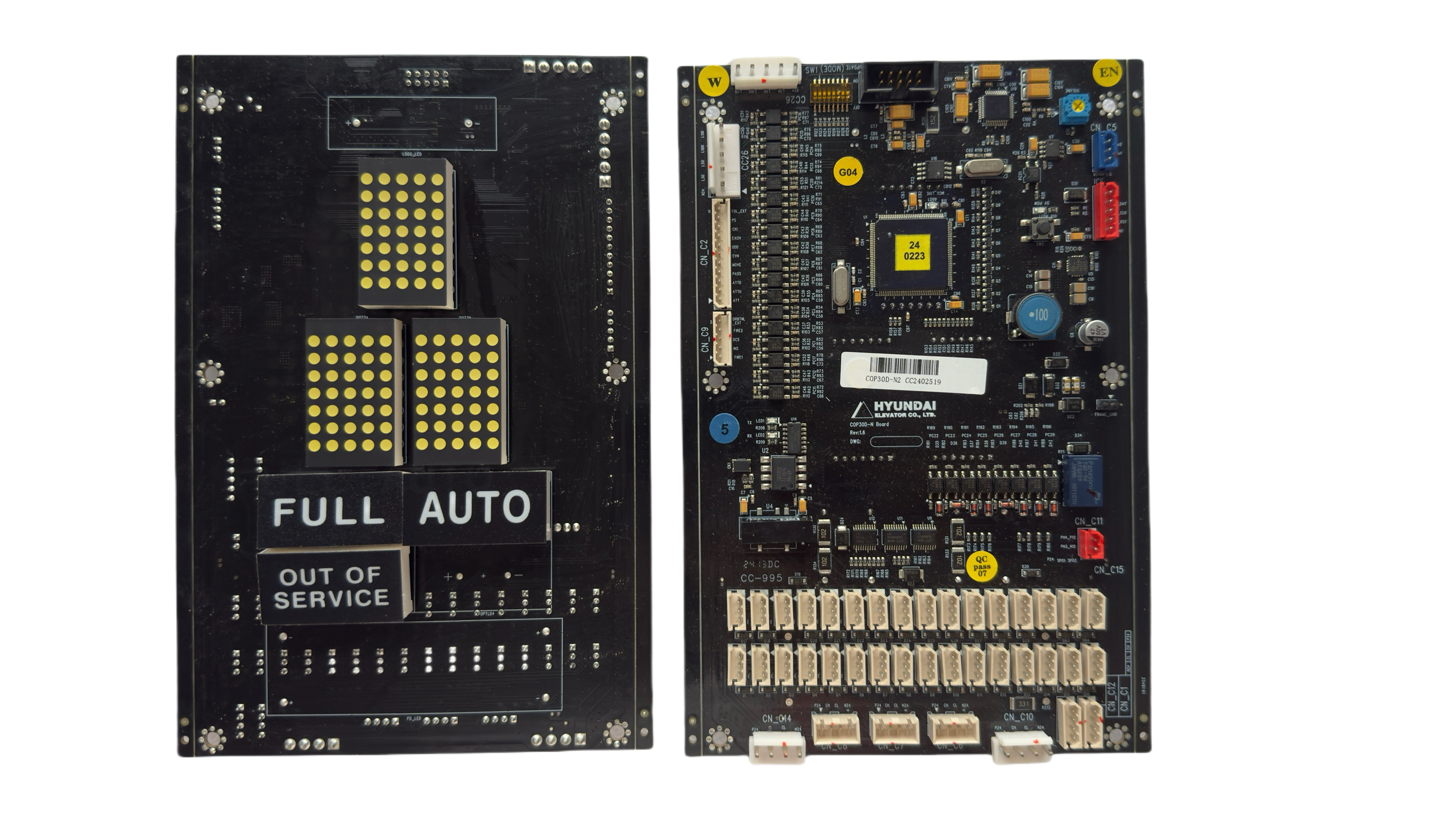 全新上海现代电梯wbvf9轿厢控制板COP30D  通讯板 按钮板显示板