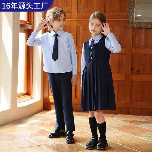 中小学生校服幼儿园园服秋季儿童学院风班服男女童大合唱演出礼服