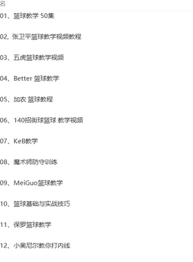 NBA打篮球教程技巧运球投篮 篮球视频教学 学习打篮球技术课程